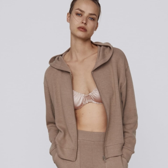 Zara Tops - ZARA | Zip-up Hoodie